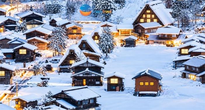 [HCM] Tour Nhật Bản: Đón Năm Mới Ở Làng Cổ Shirakawago